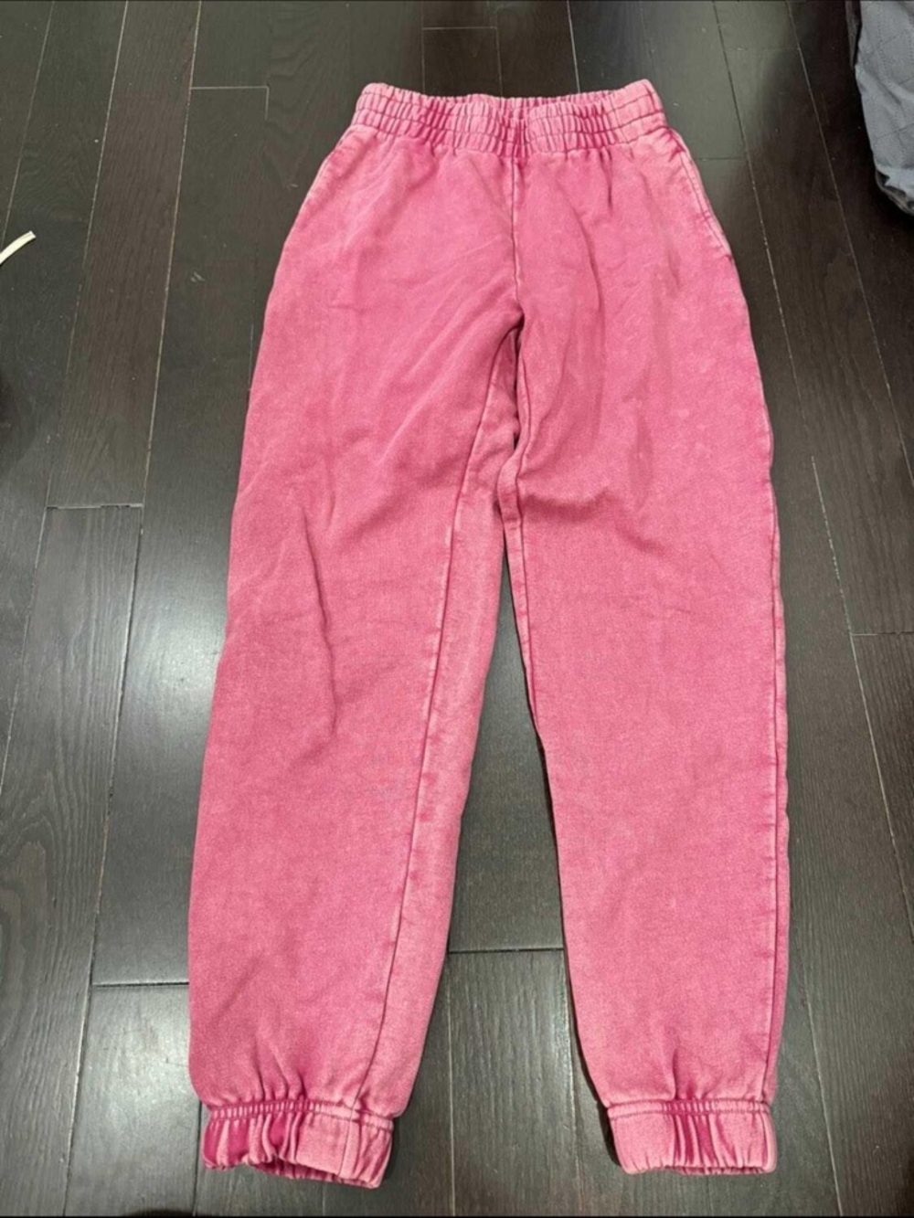 Dynamite Pink Elastic-Waist Sweatpants